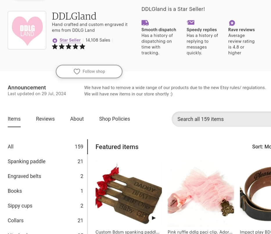 Impact of Etsy’s Policy Changes