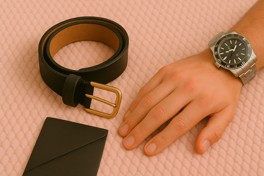 fun punishments for brats - Dom man with a belt