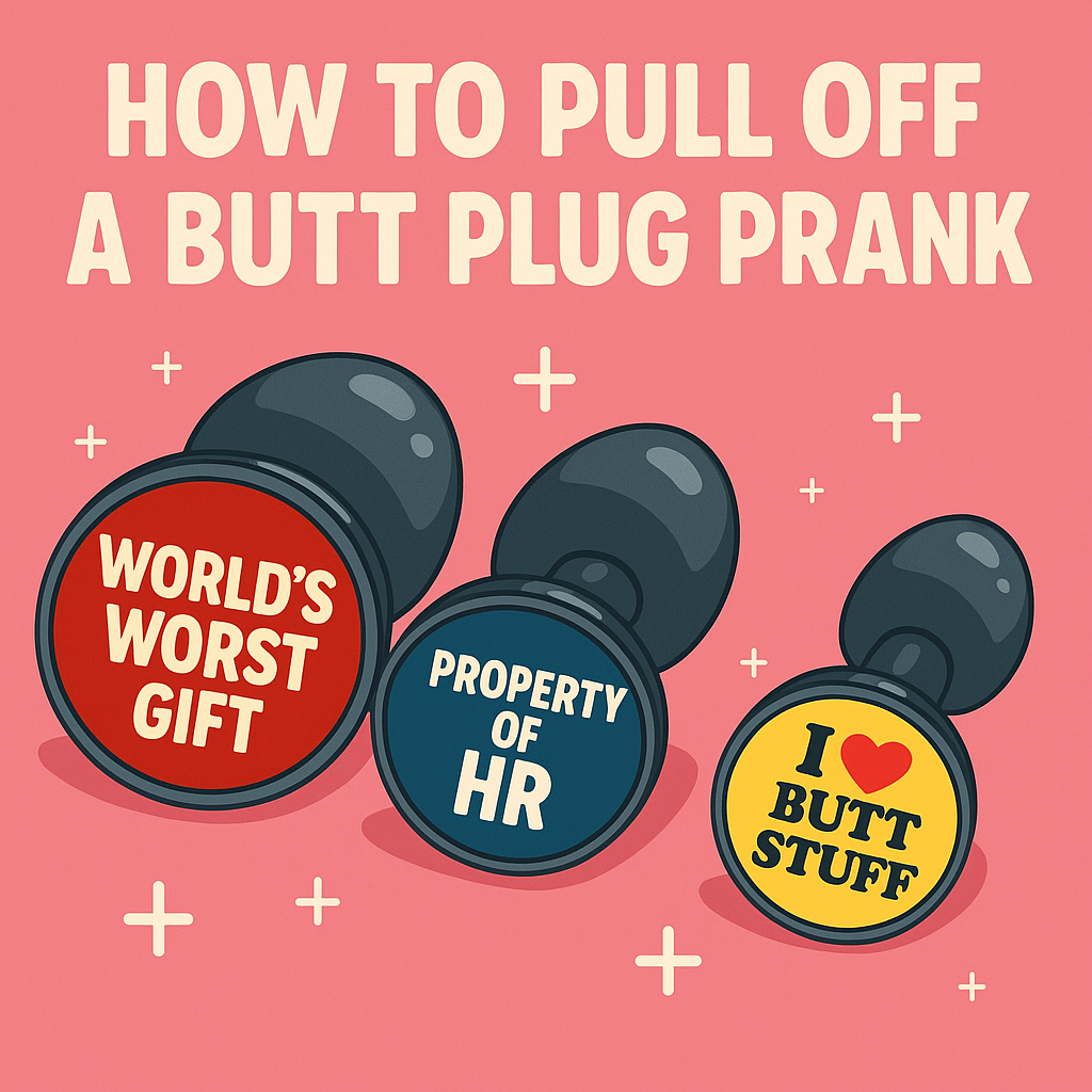 learn how to pull off a butt plug prank with world's worst gift, property of hr and i heart butt stuff