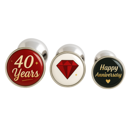 0th wedding anniversary butt plugs ruby gift