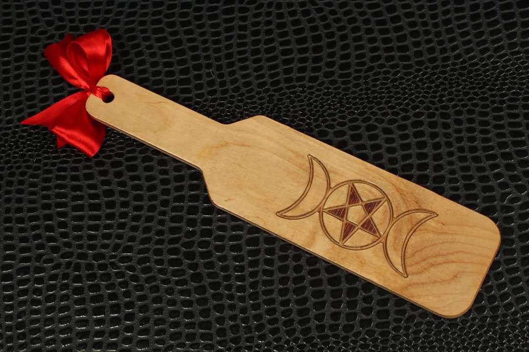 Triple Goddess Moon Spanking paddle