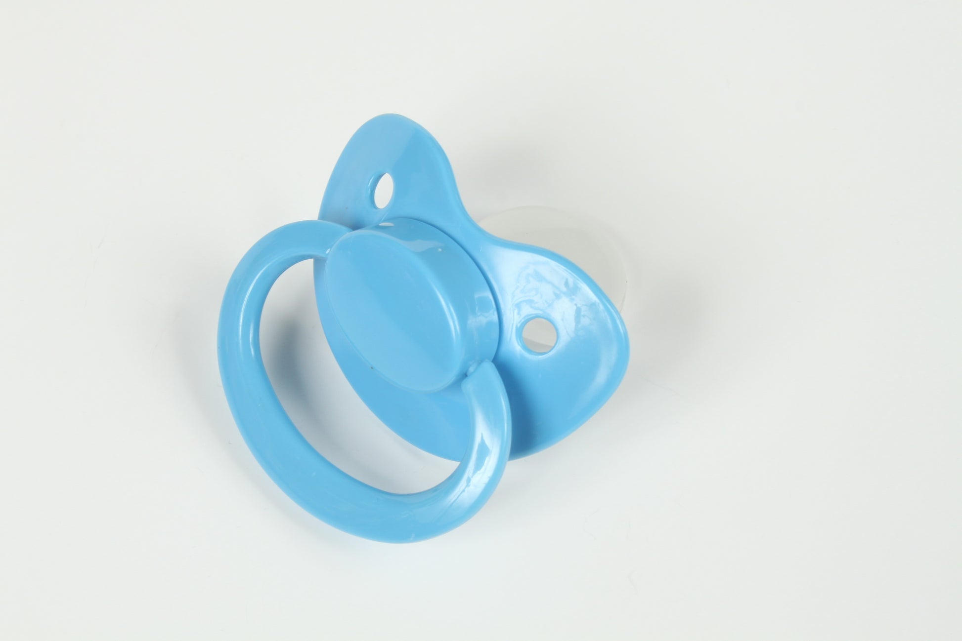 Small shield adult binky for age regression and caregiver play