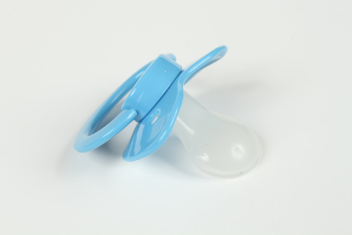 Lightweight blue adult paci for comfort and regression