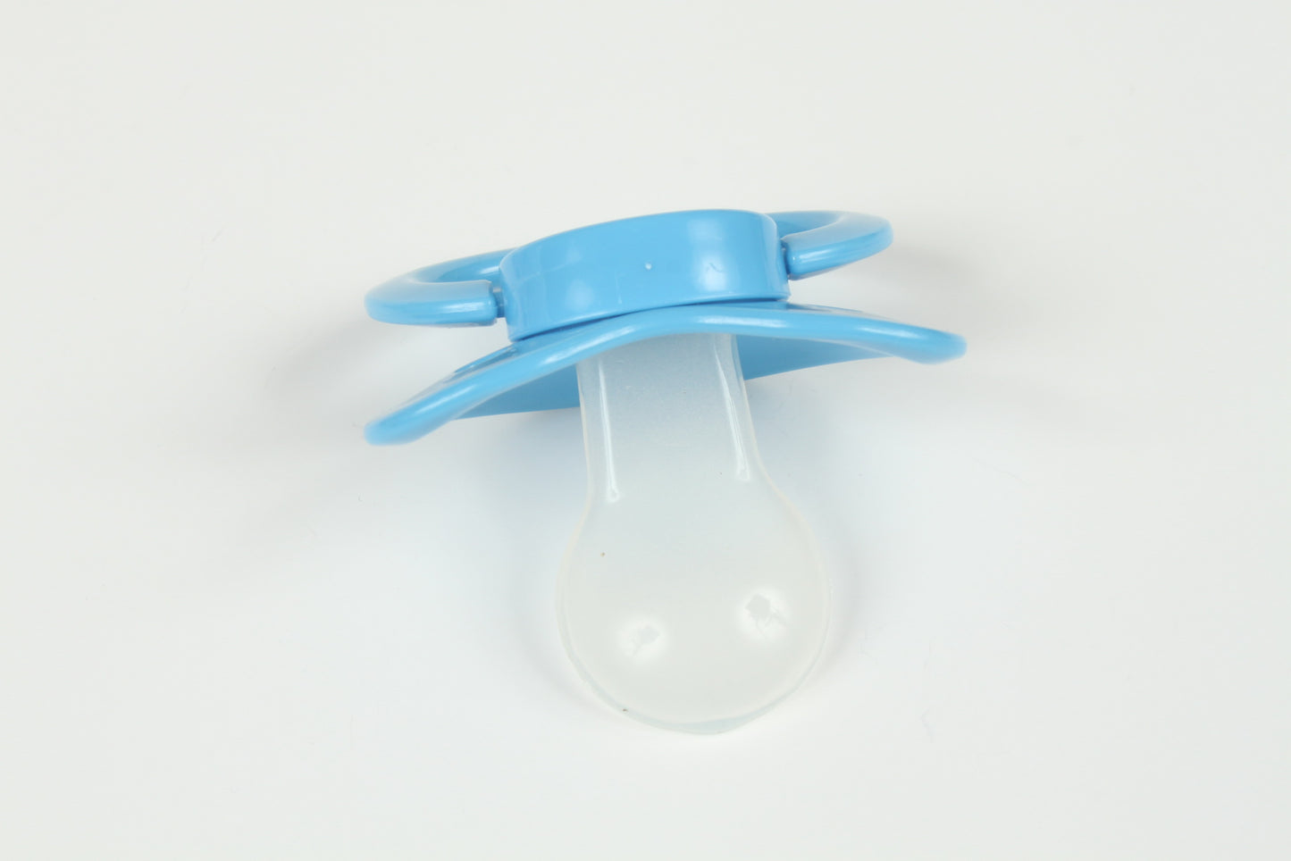 DDLG pacifier with soft silicone nipple and cute baby blue design