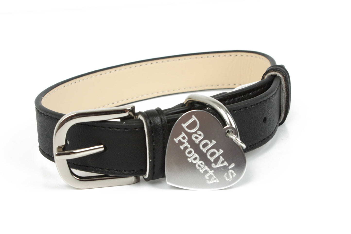 Beautiful Leather BDSM Collar – Customizable for Kink Play