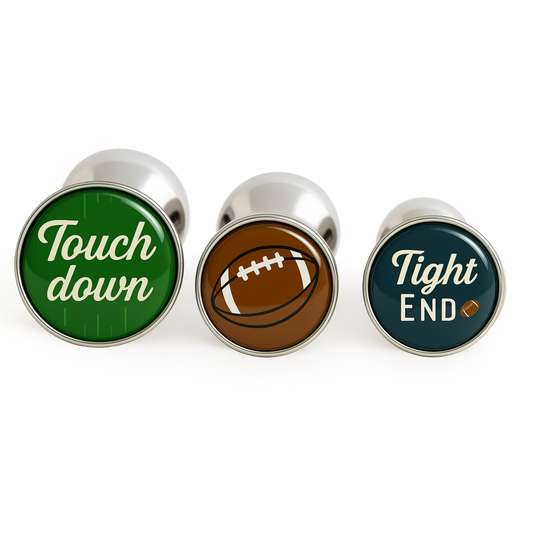 American football butt plugs set Touchdown Tight End