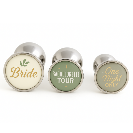 bachelorette butt plugs gag gift set bride one night only