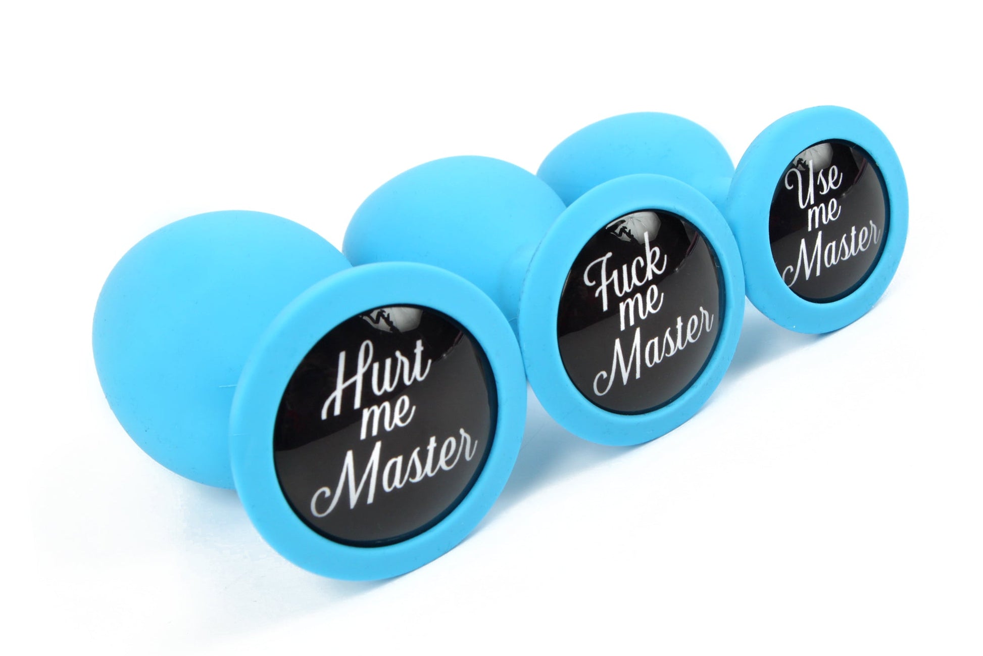 blue silicone anal plugs