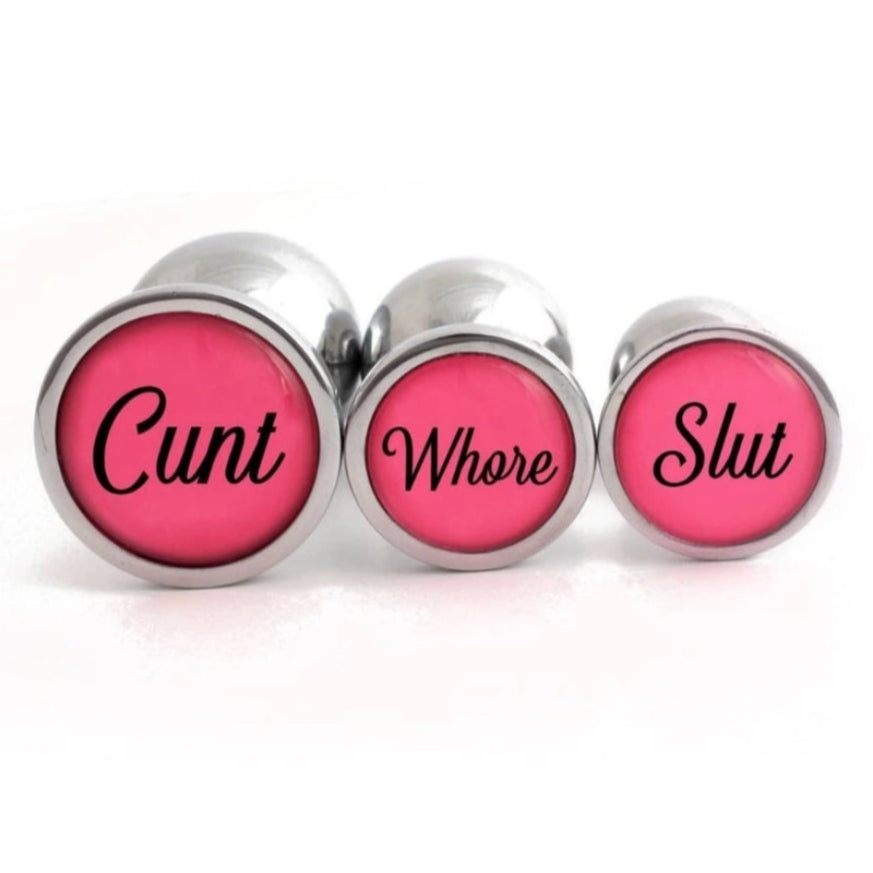 cunt whore slut butt plugs