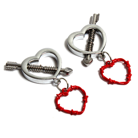 heart nipple clamps