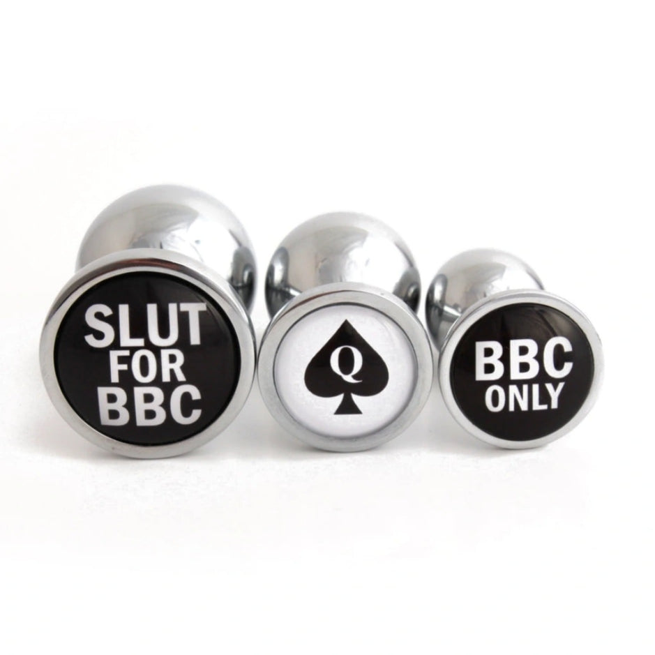 Hotwife Anal Plugs Kink Set in 3 Sizes | DDLG Land Hotwife Anal Plugs Kink Set in 3 Sizes | DDLG Land