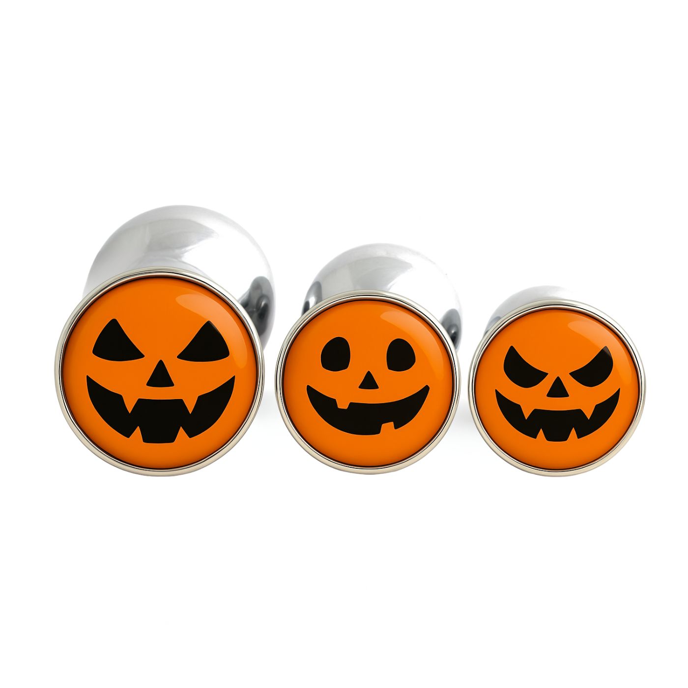 Jack-o’-Lantern butt plugs Halloween gag gift
