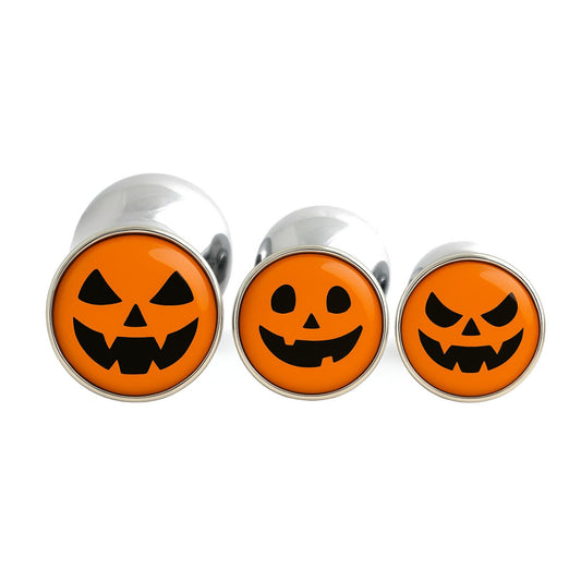 Jack-o’-Lantern butt plugs Halloween gag gift