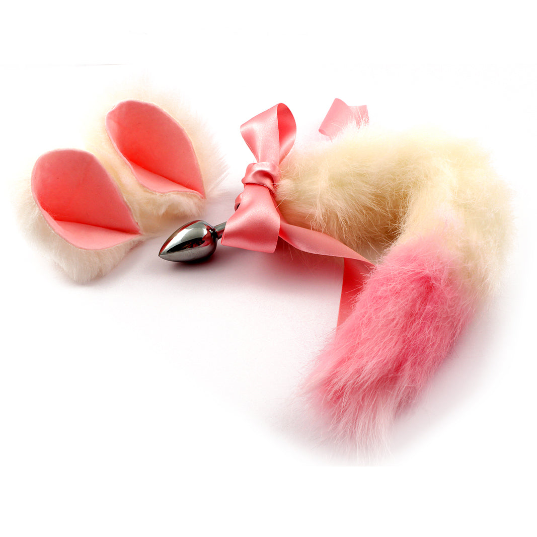Pet Play Kitten Set White & Pink | DDLG Land Pet Play Kitten Set White & Pink | DDLG Land
