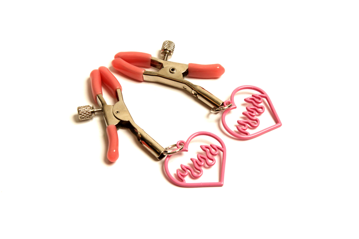 pink nipple clamps