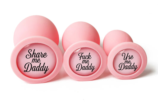 pink silicone butt plugs