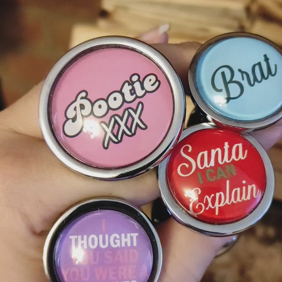 Video showing a selection of custom butt plugs 