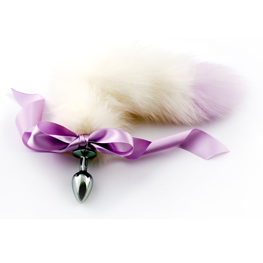 purple pet play tail