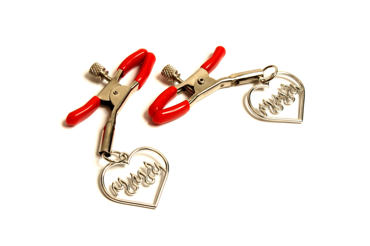 red nipple clamps