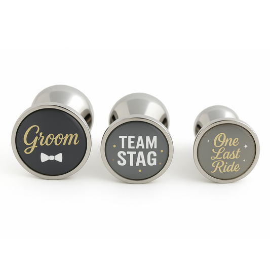 Stag Do Butt Plugs – Naughty Gifts for the Groom and Team Stag with one last ride design